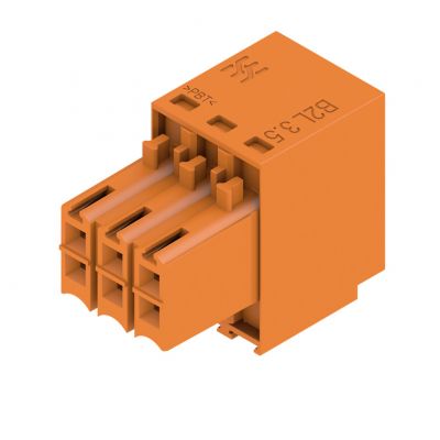 WEIDMULLER B2L 3.50/06/180 SN OR BX Wtyk PCB (złącze wiązki), 3.50 mm, Liczba biegunów: 6, złącze sprężynowe 1727560000 /168szt./ (1727560000)